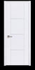 Contemporary SURFACE WHITE  Interior Door Slab  Solid Core Stripes Modern Door, White Oak Pack 32 x 94.5 x 1 9/16)